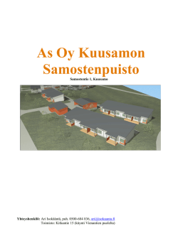 As Oy Kuusamon Samostenpuisto