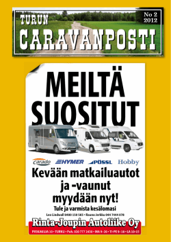 No 2 2012 - SF-Caravan Turku Ry