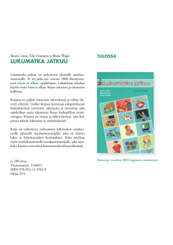 LUKUMATKA JATKUU