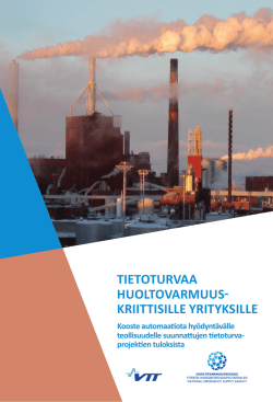 Lataa pdf-tiedosto - Huoltovarmuuskeskus