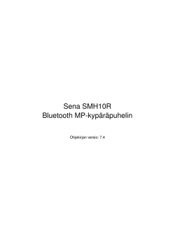 Sena SMH10R Bluetooth MP-kypäräpuhelin - RXTX