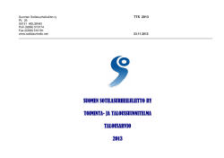 SotUL TTS2013 (pdf)  - Suomen Sotilasurheiluliitto ry