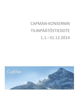 CapMan tilinpäätöstiedote 2014.pdf