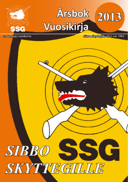 Selaa tästä SSG:n vuosikirjaa 2013