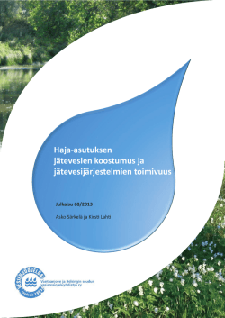 Julkaisu 68/2013 - Vantaanjoen ja Helsingin seudun