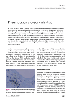 Pneumocystis jirovecii ‑infektiot