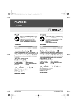 PSA 9000 E (Leaflet)
