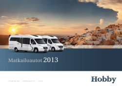 matkailuautot 2013