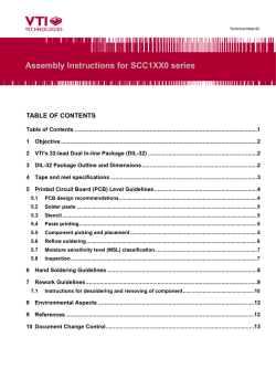Assembly Instructions for SCC1XX0 series