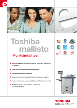 Toshiba mallisto
