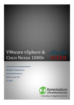 VMware vSphere & Cisco Nexus 1000v