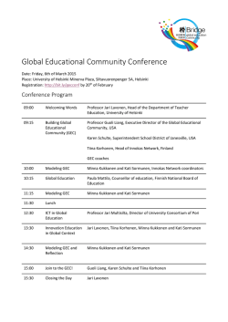 Global Educational Community Conference