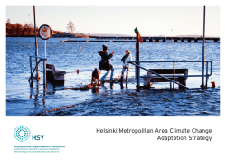 Helsinki Metropolitan Area Climate Change Adaptation Strategy