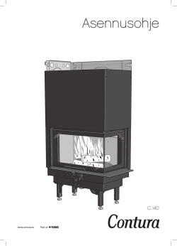 Asennusohje - Contura stoves