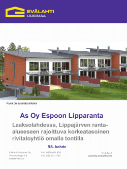 As Oy Espoon Lipparanta
