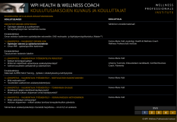 WPI Health & Wellness Coach - Wellness Professionals Institute