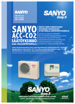 Sanyo ACC-CO2 säätöyksikkö