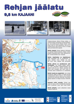 Rehjan jäälatu - Kainuun Liikunta Ry