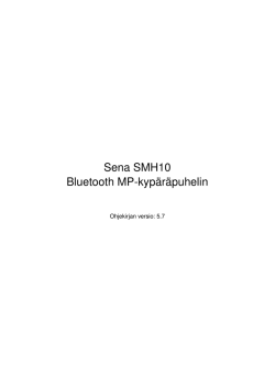 Sena SMH10 Bluetooth MP-kypäräpuhelin - RXTX