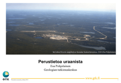 Perustietoa uraanista - Geologian tutkimuskeskus