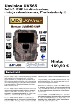 Uovision UV565 Hinta: 169,90 € - AP