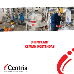 CHEMPLANT KEMIAN KOETEHDAS - Centria tutkimus ja kehitys