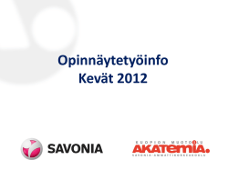 Opinnäytetyöinfo 2012.pdf - webd.savonia