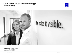 Carl Zeiss Industrial Metrology