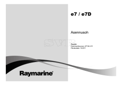 : Raymarine - Multifunktionsdisplay e7/e7D, at www.SVB.de