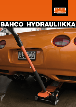 Bahco hydraulics brochure