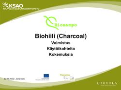 Biohiili (Charcoal)