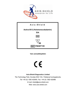 Axis-Shield Active-B12 (Holotranscobalamin) EIA FMABT100