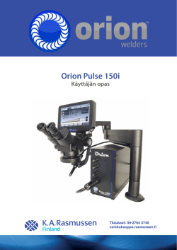 Orion pulse 150i manuaali FI (MD)