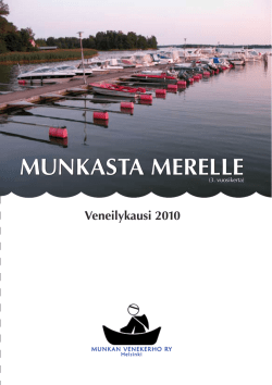 MUNKASTA MERELLE - Munkan Venekerho
