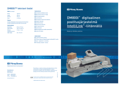 DM800i™ digitaalinen postitusjärjestelmä IntelliLink