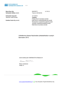 Haukiveden yt vuosiyhteenveto 2013.pdf - Keski