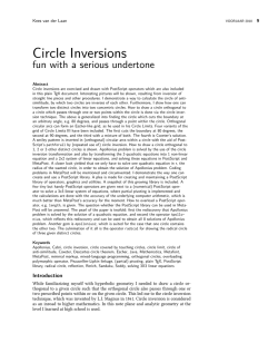 Circle Inversions