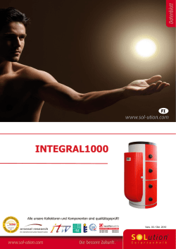 Integral 1000 - Suomen Aurinkoenergia Oy