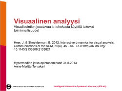 Visuaalinen analyysi - Käyttäjän sillanma kuva