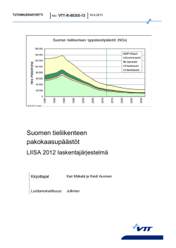 Tutkimusraportti 2012 - Lipasto