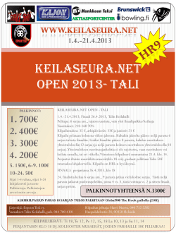 Keilaseura.net OPEN - Tali