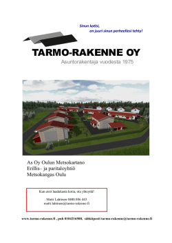 As Oy Oulun Metsokartano - Tarmo