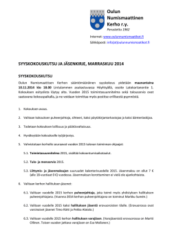 myös PDF - Oulun Numismaattinen Kerho ry