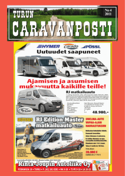 No 4 2011 - SF-Caravan Turku Ry