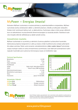 MyPower – Energiaa ilmasta!