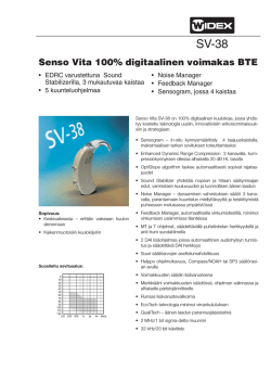 Senso Vita 100% digitaalinen voimakas BTE
