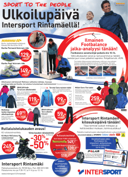 Intersport Rintamäellä!