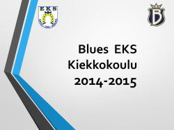 Blues EKS Kiekkokoulu - Espoon Kiekkoseura ry