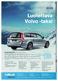 Luotettava Volvo -taksi