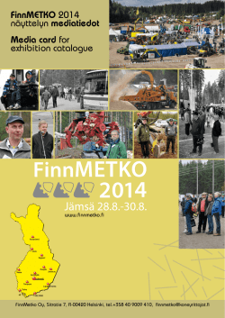 Mediakortti - FinnMETKO 2014